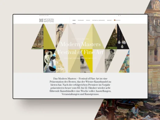 Modern Masters: Crafting a Digital Canvas for Vienna’s Premier Art Exhibition